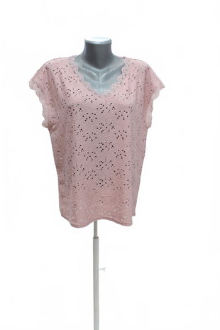 Damen -T-ShirtJaninaohne Aufdruck,farberute,größeM