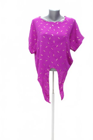 Damen -T-ShirtGenesisohne Aufdruck,farbegemustert,größeM
