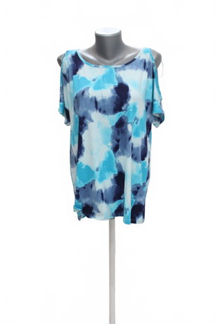 Damen -T-ShirtJaninaohne Aufdruck,farbegemustert,größe40
