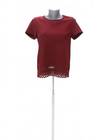 Damen -T-ShirtAtmosphereohne Aufdruck,farberot,größe36