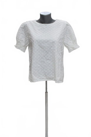 Damen -T-ShirtTchiboohne Aufdruck,farbeweiss,größe38