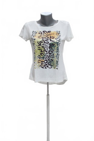 Damen -T-ShirtGenesismit Aufdruck,farbeweiss,größeS