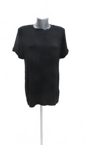 Damen -T-ShirtAmisuohne Aufdruck,farbeschwarz,größeM