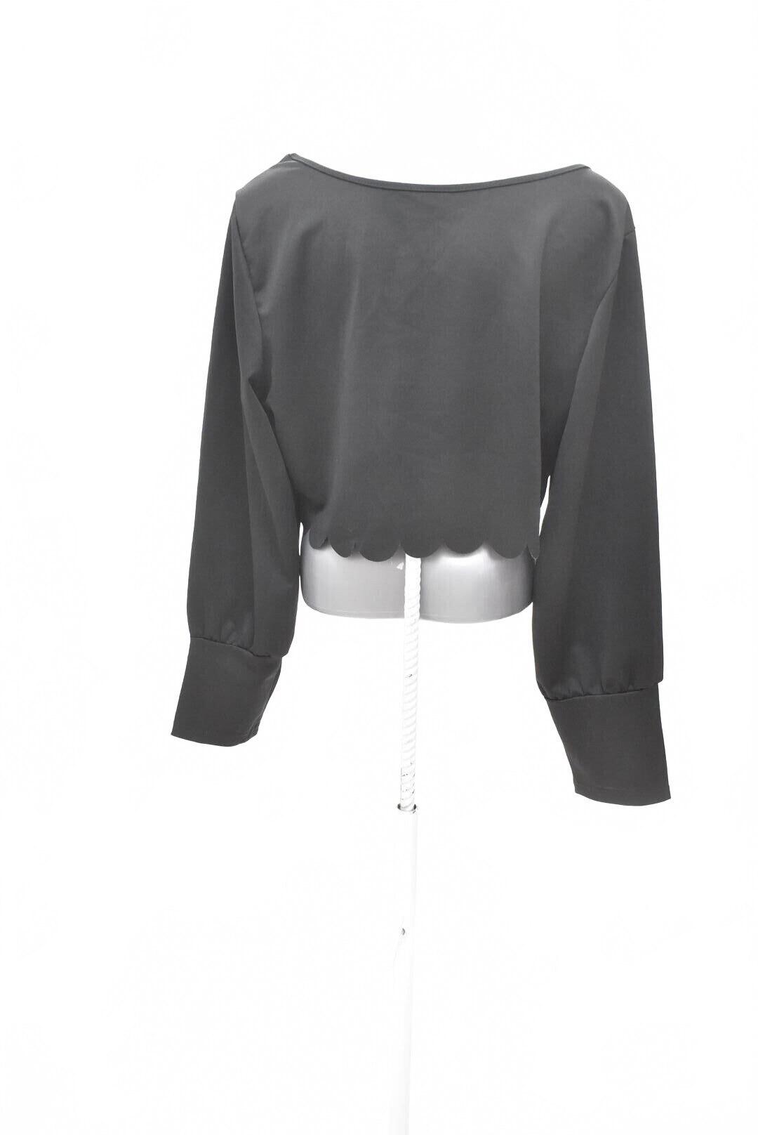 Damen -T-ShirtSheinohne Aufdruck,farbeschwarz,größe3XL