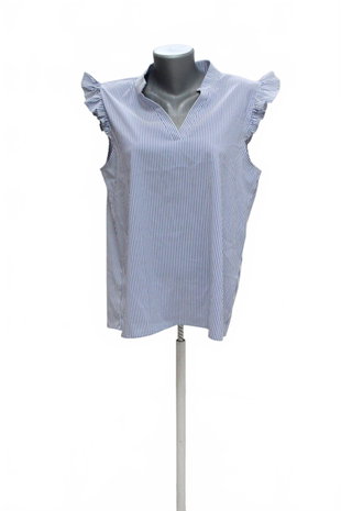 Damen -T-ShirtSheinohne Aufdruck,farbegestreift,größe44