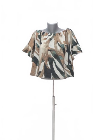 Damen -T-ShirtGenesisohne Aufdruck,farbegemustert,größeXL