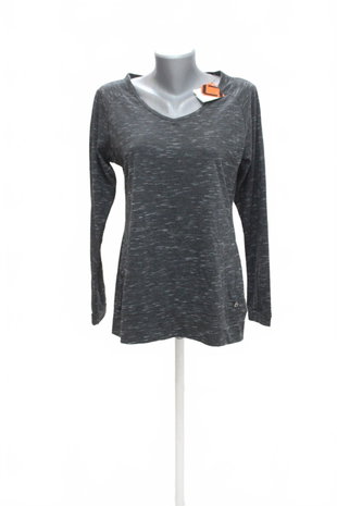 Damen -T-ShirtWillardohne Aufdruck,farbegrau,größeM
