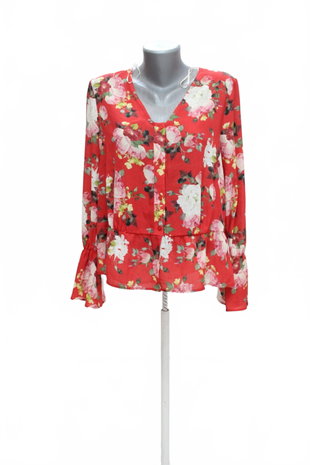 Damen bluse : Brand,Farbegeblümt,größe: size