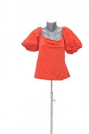 Damen -T-ShirtH&Mohne Aufdruck,farbeorange,größeXL