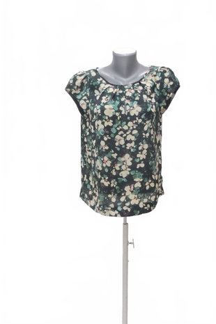 Damen -T-ShirtZaraohne Aufdruck,farbegeblümt,größeM