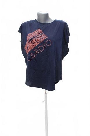 Damen -T-ShirtGenesismit Aufdruck,farbeblau,größeM