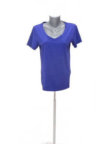 Damen -T-ShirtTchiboohne Aufdruck,farbeblau,größeM