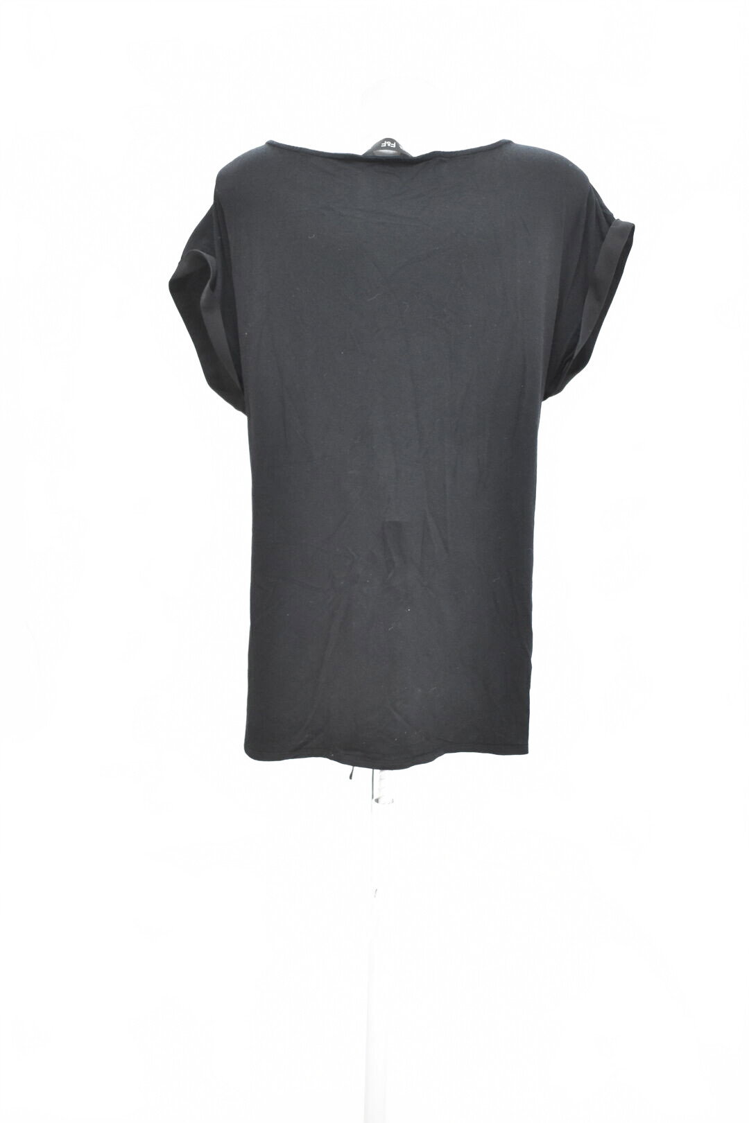 Damen -T-ShirtF&Fohne Aufdruck,farbeschwarz,größe46