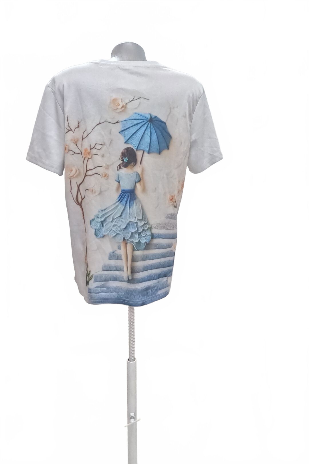 Damen -T-ShirtGenesismit Aufdruck,farbegrau,größeL
