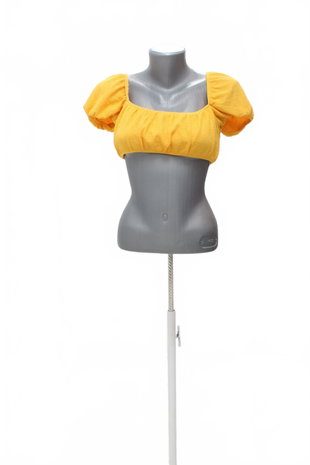Damen -T-ShirtDividedohne Aufdruck,farbegelb,größeM