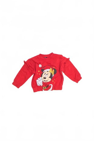 Mädchen-Sweatshirt Sinsay, Farbe rot, Größe 86