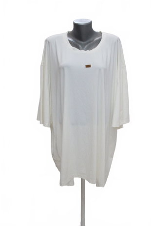 Damen -T-ShirtGenesisohne Aufdruck,farbeweiss,größe6XL