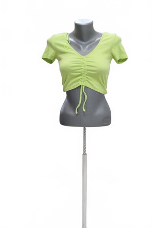 Damen -T-ShirtZaraohne Aufdruck,farbegrün,größeS