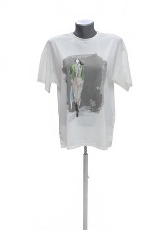 Damen -T-ShirtOnlymit Aufdruck,farbeweiss,größeS