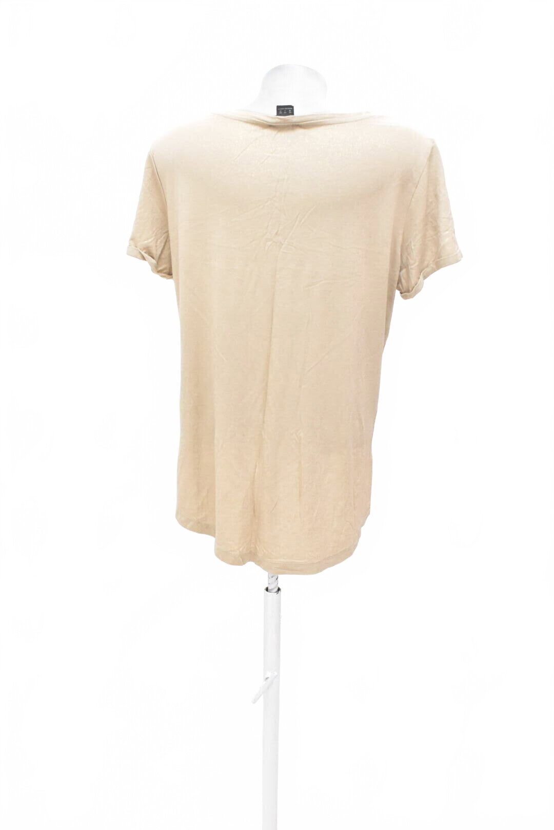 Damen -T-ShirtF&Fohne Aufdruck,farbebeige,größe38