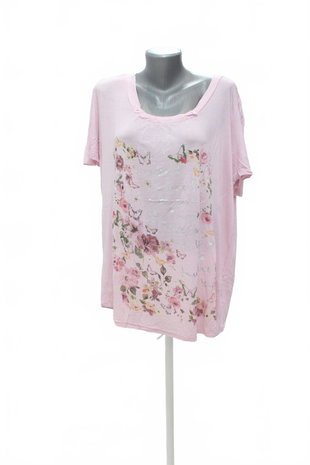 Damen -T-ShirtJaninamit Aufdruck,farberute,größe46