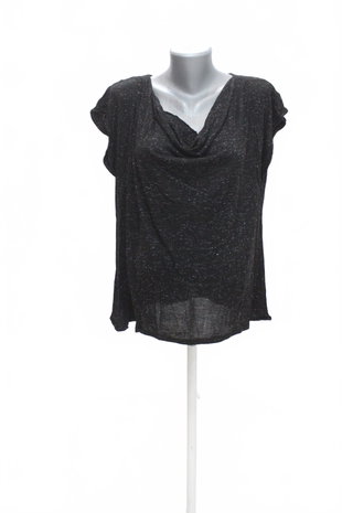Damen -T-ShirtPromodohne Aufdruck,farbeschwarz,größeXL