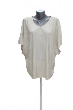 Damen -T-ShirtGenesisohne Aufdruck,farbebeige,größe2XL