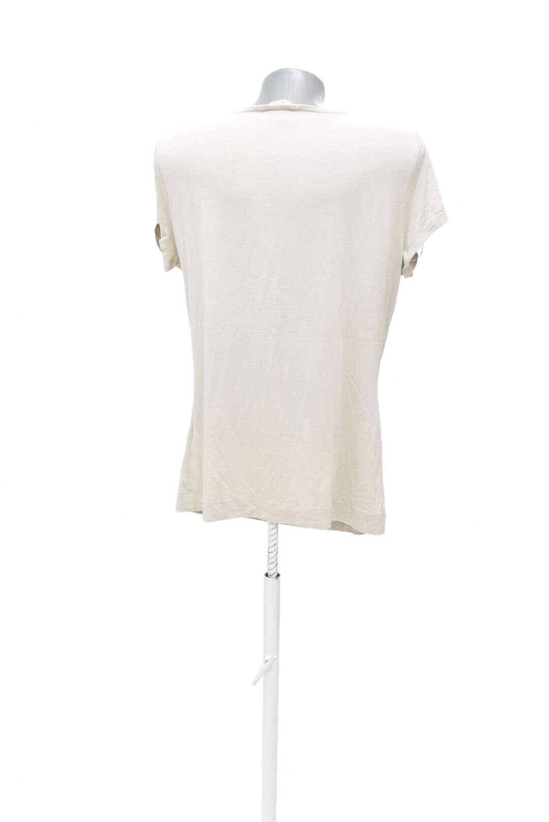 Damen -T-ShirtCamaieuohne Aufdruck,farbebeige,größeXL