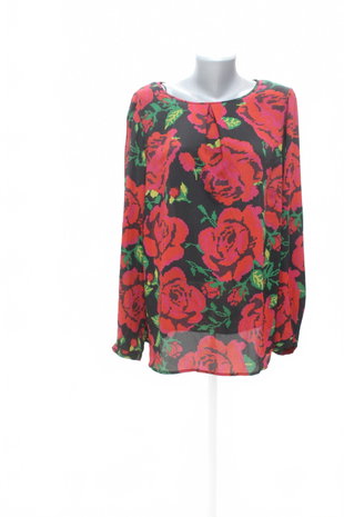 Damen -T-ShirtGenesisohne Aufdruck,farbegeblümt,größe48