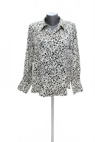 Damen bluse : Brand,Farbeanimal-print,größe: size