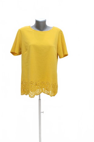 Damen -T-ShirtGenesisohne Aufdruck,farbegelb,größe42
