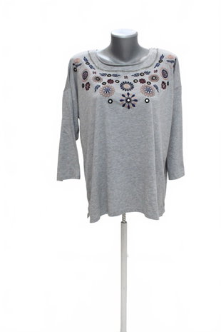 Damen -T-ShirtNextmit Aufdruck,farbegrau,größe46