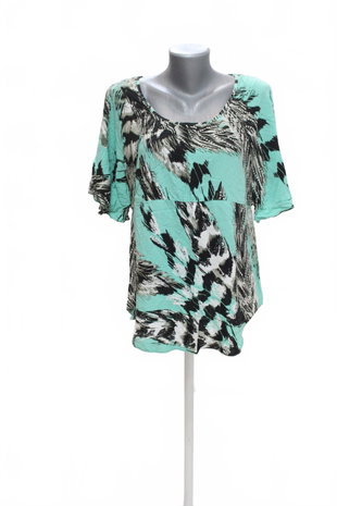 Damen -T-ShirtGeorgeohne Aufdruck,farbegemustert,größe42