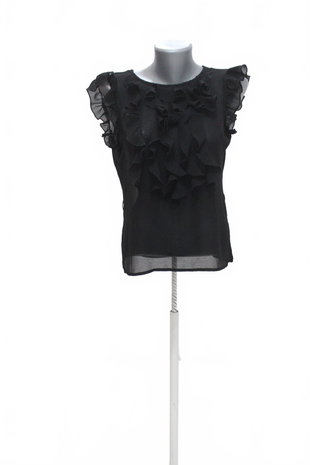 Damen -T-ShirtAtmosphereohne Aufdruck,farbeschwarz,größe40