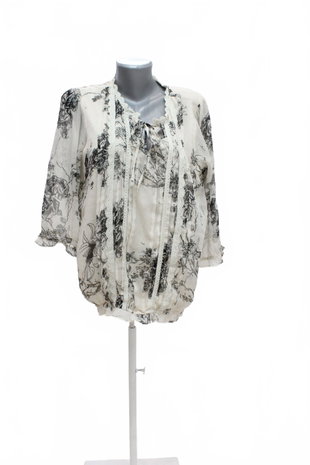 Damen bluse : Brand,Farbegeblümt,größe: size