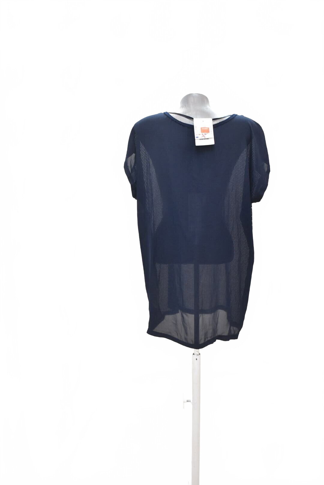 Damen -T-ShirtFlameohne Aufdruck,farbedurchsichtig,größeXL