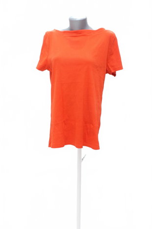 Damen -T-ShirtF&Fohne Aufdruck,farberot,größe50