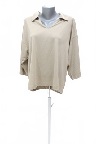 Damen -T-ShirtLindexohne Aufdruck,farbebraun,größeM