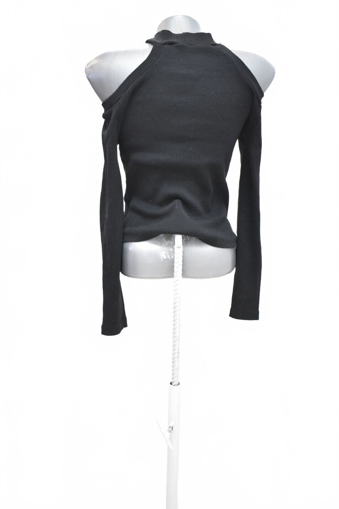 Damen -T-ShirtTrendyolohne Aufdruck,farbeschwarz,größeL