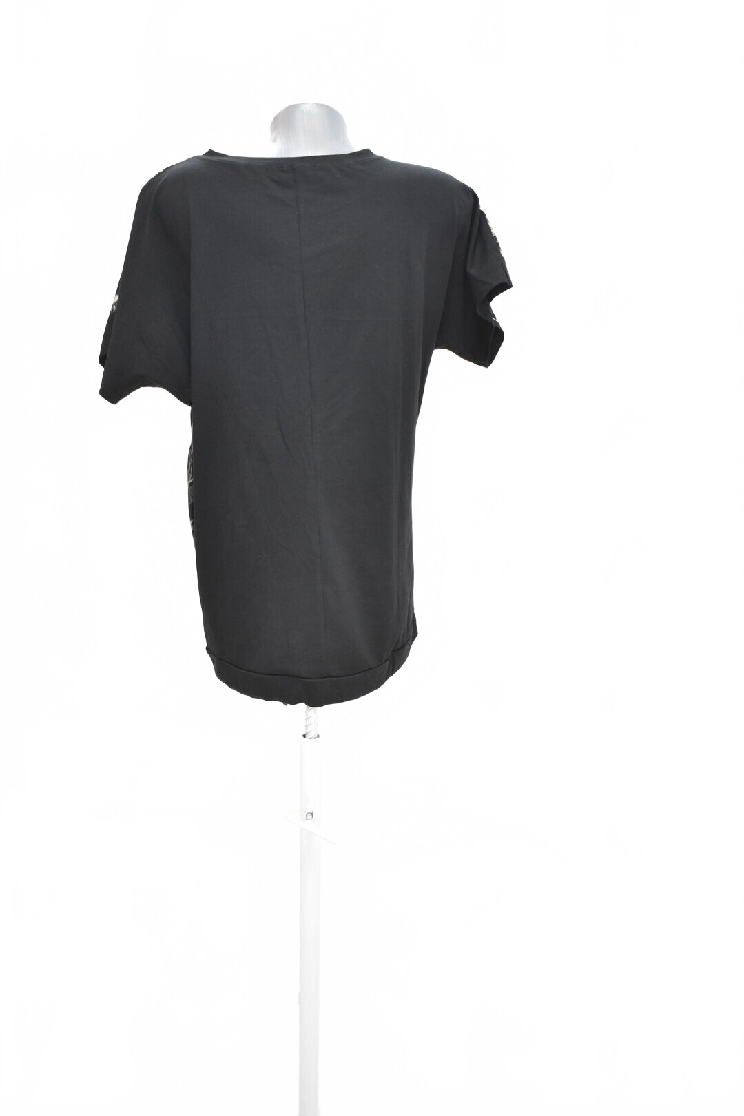 Damen -T-ShirtGenesismit Aufdruck,farbeschwarz,größeL