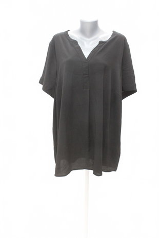 Damen -T-ShirtGenesisohne Aufdruck,farbeschwarz,größeXL