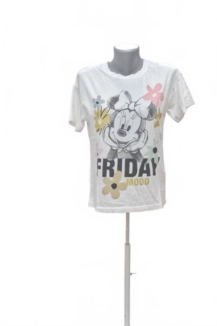 Damen -T-ShirtStradivariusmit Aufdruck,farbeweiss,größeS