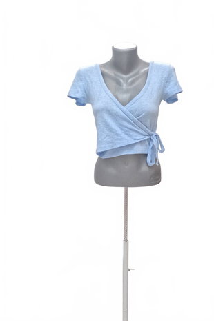 Damen -T-ShirtFbsisterohne Aufdruck,farbeblau,größeXS