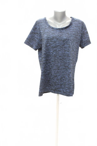 Damen -T-ShirtGenesisohne Aufdruck,farbeblau,größeXL