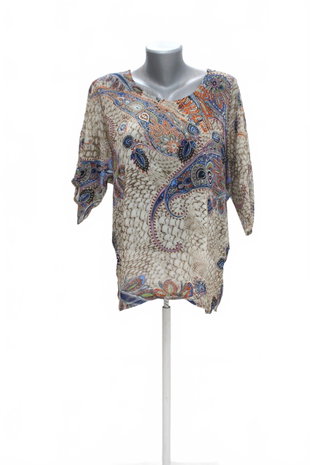 Damen -T-ShirtGenesisohne Aufdruck,farbegemustert,größeS
