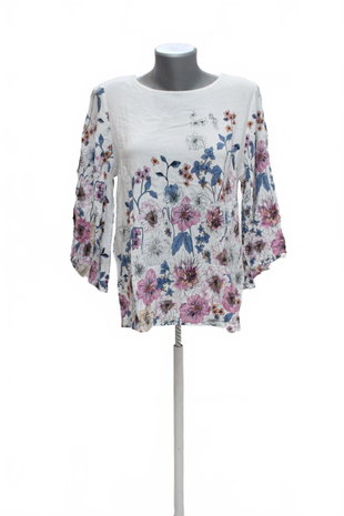Damen -T-ShirtGenesisohne Aufdruck,farbegeblümt,größe38