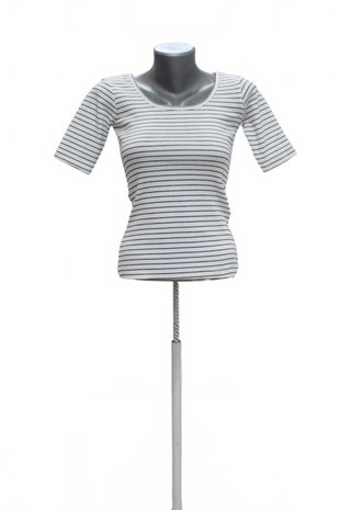 Damen -T-ShirtTrendyolohne Aufdruck,farbegestreift,größeM