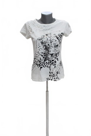 Damen -T-ShirtCherokeemit Aufdruck,farbeweiss,größe38