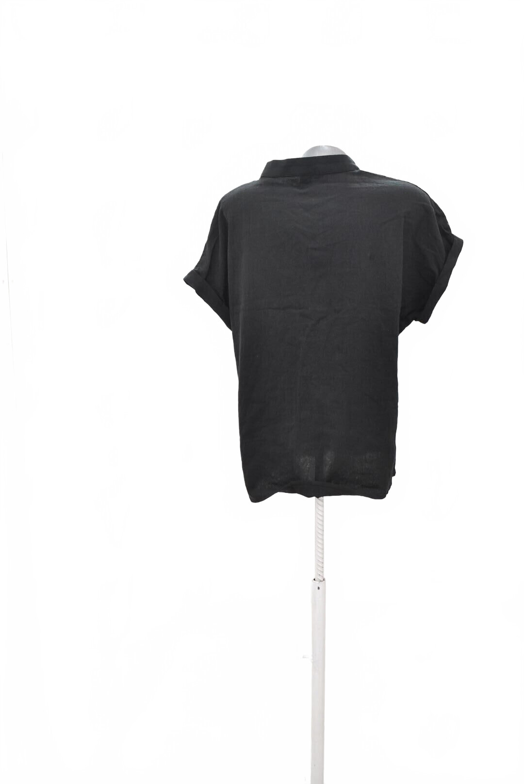 Damen -T-ShirtSheinohne Aufdruck,farbeschwarz,größeL