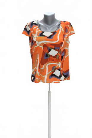 Damen -T-ShirtGenesisohne Aufdruck,farbegemustert,größeL